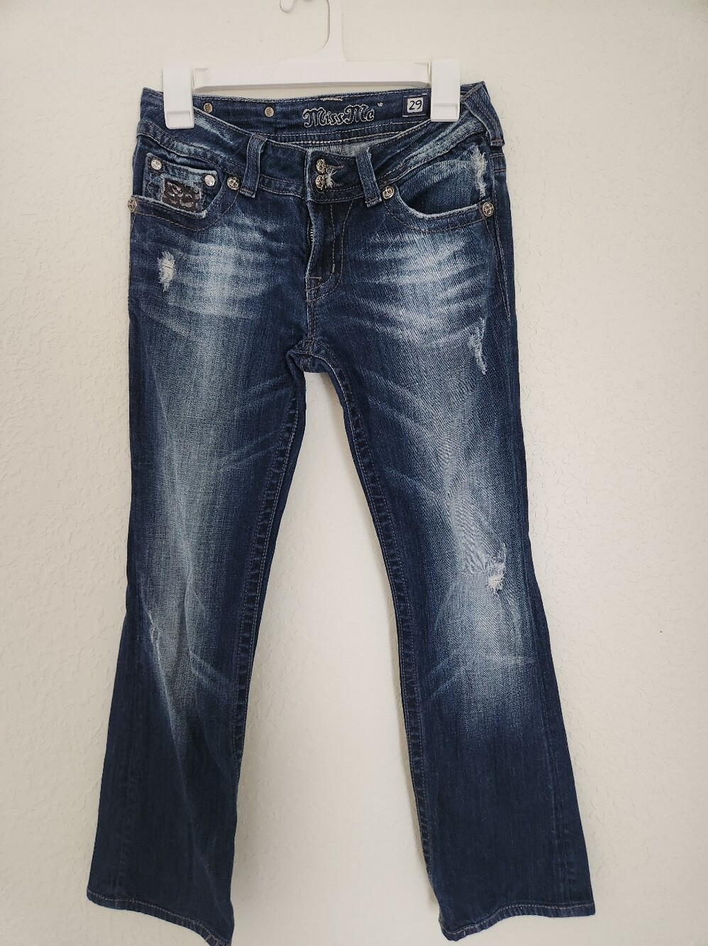 Miss Me Y2K Low Rise Jeans Size 29short